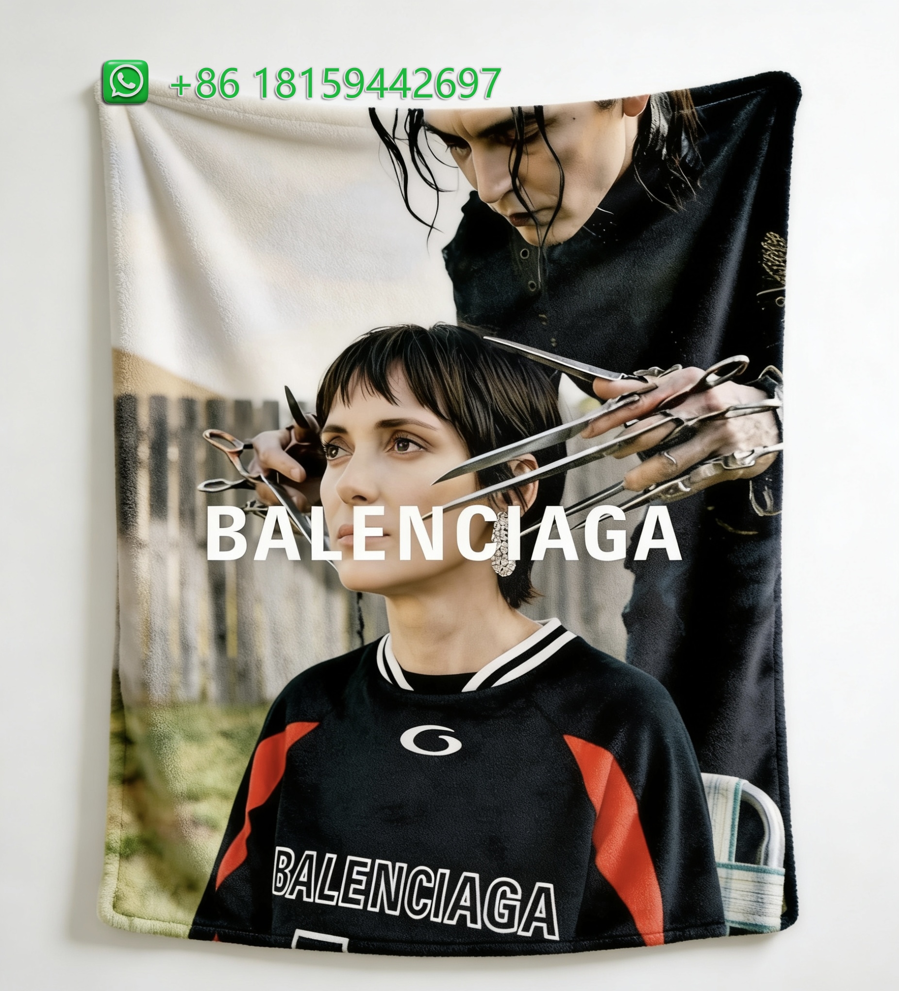 Balenciaga Throw Blankets
